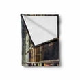 thumbnail image 2 of Bookshelf Soft Flannel Fleece Blanket, Digital Illustration of Abstract Design Library in Forest Academic Themed Picture, Cozy Plush for Indoor and Outdoor Use, 50" x 60", Multicolor, by Ambesonne, 2 of 6