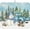 Blue Snowman Truck, variant on Hello Fall Dish Drying Mat Autumn Pumpkin Dish Drainer Rack Mats 18"x24" Fast Dry Microfiber Dish Drying Pad for Kitchen Countertop Table