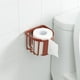 thumbnail image 5 of Monstrate Estante de papel higiénico PP caja de pañuelos autoadhesiva sin clavos montada en la pared casa baño cocina sala de estar soporte Type2 NO2, 5 of 6