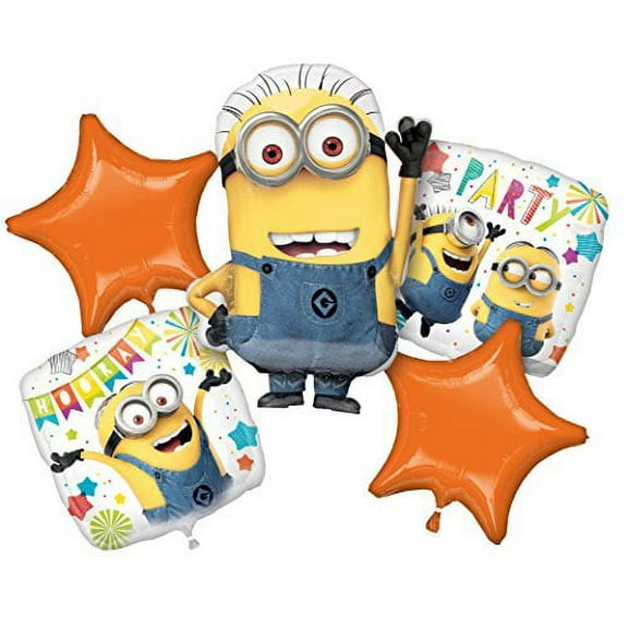 Amscan 3614901 Set Despicable Me Minions Foil Balloon