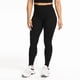 thumbnail image 3 of Leggings de entrenamiento para mujer: color liso, cintura elástica, poliéster, corte ajustado, pantalones deportivos informales de verano para correr/yoga, tallas S-M-L, 3 of 4