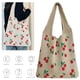 thumbnail image 3 of Bolso Mano Pequeño Gran Capacidad Con Cereza Hoja Verde Bolso Punto (caqui), 3 of 9