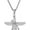 Farvahar silver, variant on Farvahar Pendant Chain Stainless/Black Gun/18K Gold Plated Symbol Iran Persian Gift Necklace, Customizable