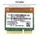 thumbnail image 5 of Injueey Tarjeta de red inalámbrica de 2,4 GHz Tarjeta WIFI de 150 Mbps Mini tarjeta PCI-E Adaptador WIFI portátil Adaptador de red de doble Juegos de teclado y mouse para computadora, 5 of 6