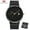 Black with Box, variant on MINIFOCUS Men's Watches Quartz Waterproof Stainless Steel Mesh Belt