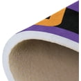 thumbnail image 7 of SKYSONIC 72x48in Unicorn Halloween Witch Area Rug, Bats Non-Slip Floor Carpet for Indoor Living Dining Room and Bedroom Area, 7 of 7