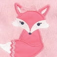 thumbnail image 3 of Luvable Friends Baby Girl Cotton Burp Cloths with Fiber Filling 3pk, Foxy, One Size, 3 of 9