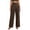 Gray, variant on Vivianyo HD Women's Front Pleat Woven Bottoms, Straight Leg Office Casual Trousers with Side Pockets for Women, Women's Coffee, Sizes S-2XL