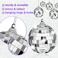 thumbnail image 3 of Topsome 30 Pcs Disco Ball Decorations, Assorted Size Mirror Disco Balls Reflective Hanging Mini Disco Balls Silver Ornaments for Disco Themed Party, Wedding, Christmas, Stage, Home Decor, 3 of 7