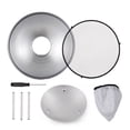 thumbnail image 4 of 30cm/11.8in Standard Reflector Beauty Dish Bowens Mount with White Diffuser Reflector  Grid for Studio Portrait Photography Strobe Flash Light, 4 of 6