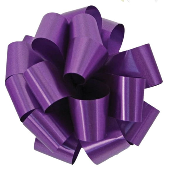 LoonBalloon 5" Prenotch Gift Bow‚ Purple ‚ 100 Pack