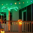 thumbnail image 3 of Wintergreen Lighting Holographic Lighted Palm Tree 4.5ft Artificial Trees, 3 of 5