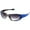 Red/Blue, variant on Newbee Fashion - "Spidey" Kids Boys Plastic Two Tone Spider Web Wrap Around Sunglasses UV Protection (1-6 Years)