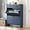 Blue Without Deodorizing, variant on Shoe Cabinet with 2 Flip Drawers, Hidden Shoe Storage Cabinet with 2 Pull-out Drawers, Farmhouse Shoe Organizer for Entryway, Narrow Shoe Rack for Front Door Entrance, Blue, No Deodorizing Function