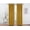 Gold, variant on Kate Aurora 2 Pack Hotel Embossed Textured Light Filtering Grommet Top Window Curtain Panels - Assorted Colors, 84 in. Long