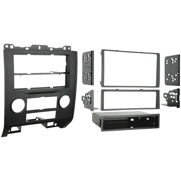 Metra 99-5814 Mounting Kit For Ford/Mazda/Mercury 2008-2012 Single-Din/Double-Din, Black