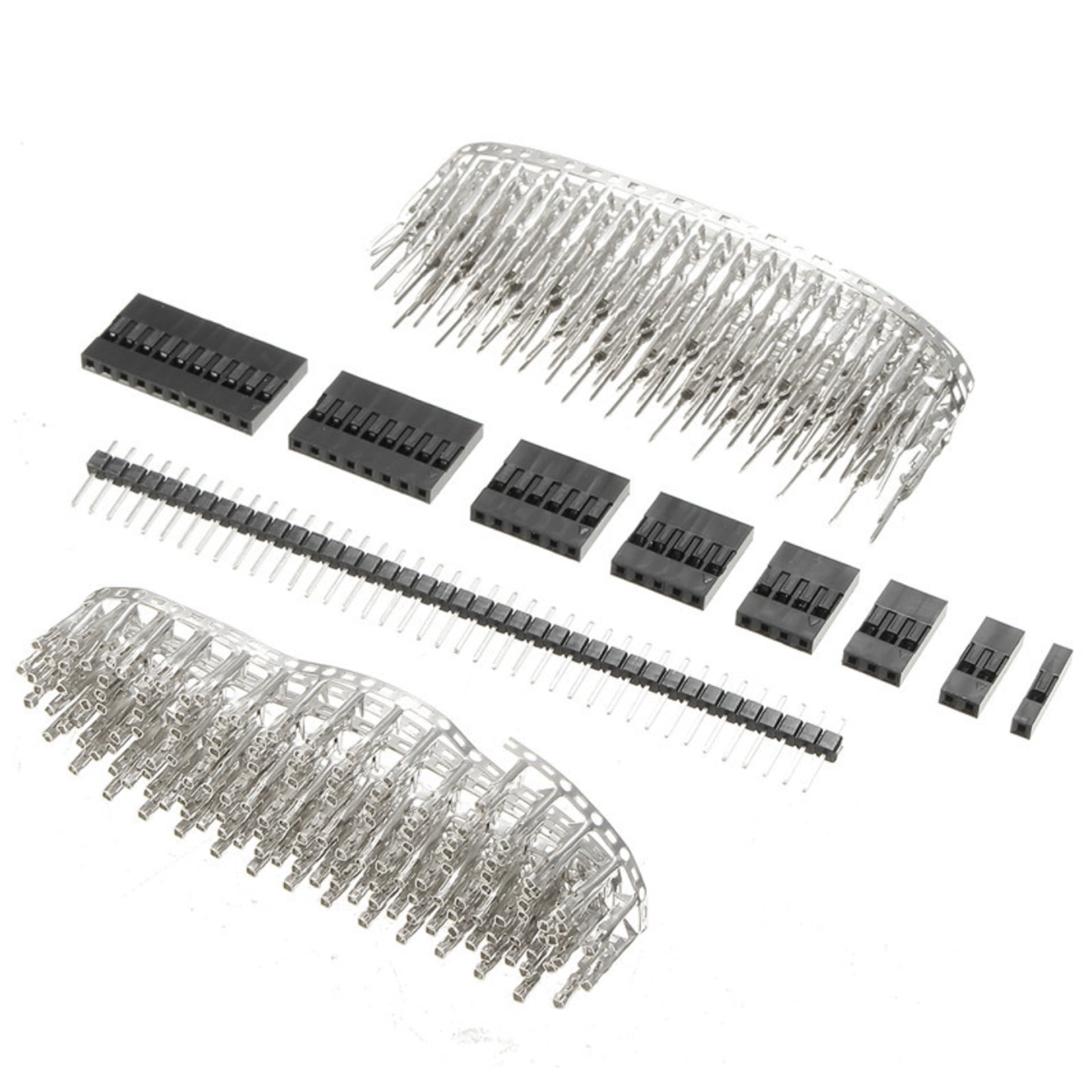 1450Pcs DIY Jumper Wire Connector Kit 2.54mm Pin Spacing, Rated 250V/3A for Breadboarding and Circuit Building