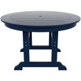 thumbnail image 3 of Paradise Table à Manger Ronde en Plastique HDPE 47 Pouces pour Extérieur, 3 of 5