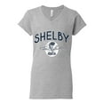 thumbnail image 2 of Wild Bobby Ford Shelby Retro Cobra Logo Women Standard V-Neck Tee, 2 of 6
