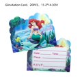 thumbnail image 2 of Losede 20 Invitaciones para Fiesta de Cumpleaños Infantiles 11x14 cm, 2 of 2