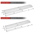 thumbnail image 4 of Adjustable Stainless Steel Heat Plate BBQ Gas Grill Replacement Set Outdoor Cooking Accessories Kit for Kitchen 6PCS,6 x heating plates, 4 of 7