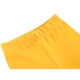 thumbnail image 2 of Lilax Girls' Basic Solid Cotton Full Length Soft Leggings Mustard 9 Years, 2 of 6