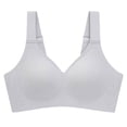 thumbnail image 1 of Women's Comfortable Adjustable Steel Ring V Neck T Shirt Bra - Soft Fabric Excellent Support Versatile Design Everyday Wear Fit, 1 of 6