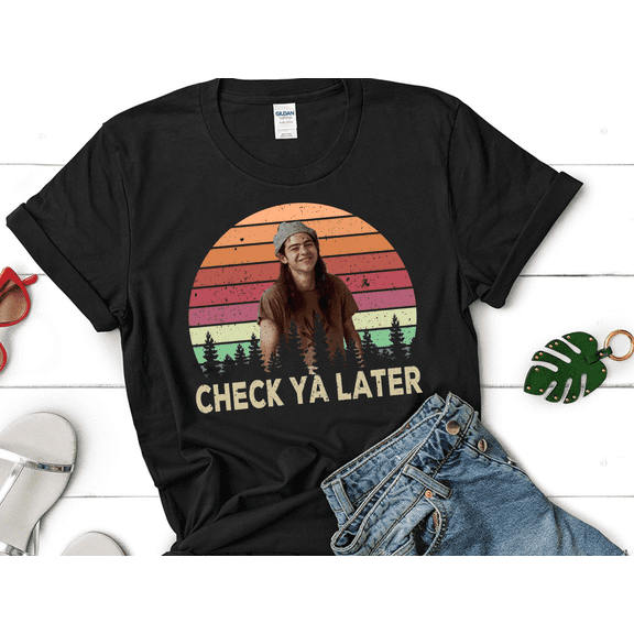 Dazed and Confused "Check Ya Later" Vintage Tee, Ron Slater Shirt, Fan Gift Shirt