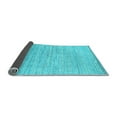 thumbnail image 2 of Ahgly Company Indoor Square Abstract Light Blue Contemporary Area Rugs, 7' Square, 2 of 4