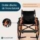 thumbnail image 3 of Silla Ruedas Deportiva Ligera Aluminio Plegable + Rueditas, 3 of 10