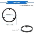 thumbnail image 5 of Unique Bargains Speaker Spacer Ring Tweeter Speaker Spacer Adator for Mitsubishi Mirage 2014-2020 for 6.5'' ABS 2 Pcs, 5 of 7