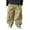 Khaki, variant on WhouRiu Boy' Pants Stylish Solid Elastic Waist Cargo Pants Kids Comfy Outerwear Loose Sweatpants with Pockets Black,Sized 18-24 M