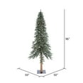 thumbnail image 3 of Vickerman 8' Natural Bark Alpine Artificial Christmas Tree, Warm White Dura-lit LED Lights, 3 of 5