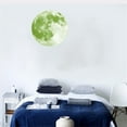 30cm 3D Large Moon Fluorescent Wall Sticker Removable Glow In The Dark
