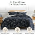 thumbnail image 2 of Botanical Forest Reversible Duvet Cover Set, 2 of 9