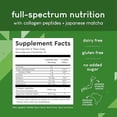 thumbnail image 2 of 360 Nutrition Matcha péptidos de colágeno hidrolizado en polvo, té verde Matcha japonés para la salud intestinal, apoyo a las articulaciones, energía, piel del cabello y uñas, sin gluten, apto para ce, 2 of 5