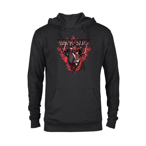 Star Wars Dark Side Darth Vader Darth Maul Kylo Ren Flames - Pullover Hoodie for Adults - Customized-Black