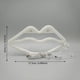 thumbnail image 5 of Letreros de neón con luz LED de labios para decoración de pared, lámpara de labios alimentada por batería o USB para el hogar, bar, fiesta, Navidad, boda, 5 of 8