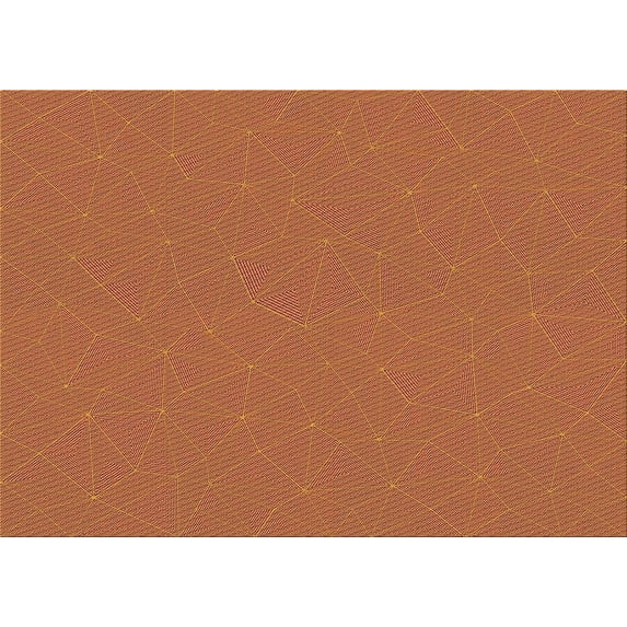 Ahgly Company Machine Washable Indoor Rectangle Transitional Lava Red Area Rugs, 7' x 9'
