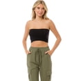 thumbnail image 5 of MixMatchy Women's All Day Crochet Knit Crop Tube Top, 5 of 7