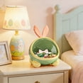 thumbnail image 4 of SIYTUAU Rabbit Shaped Desktop Storage Box Small Household Dining Table And Bedside Multi Functional Snack Organizer Plastic Material Green, 4 of 7
