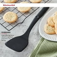thumbnail image 2 of Kitchenaid Heat Resistant Nylon Solid Turner with Black Handle, 2 of 10