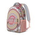 thumbnail image 2 of Symmetrical Ethnic Mandala Student Backpack - Breathable Ergonomic School Bag for Commuters, 2 of 6