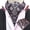 LJA-01, variant on Men Classic Paisley Floral Cravat Ascot Scarf Pocket Square Handkerchief Set