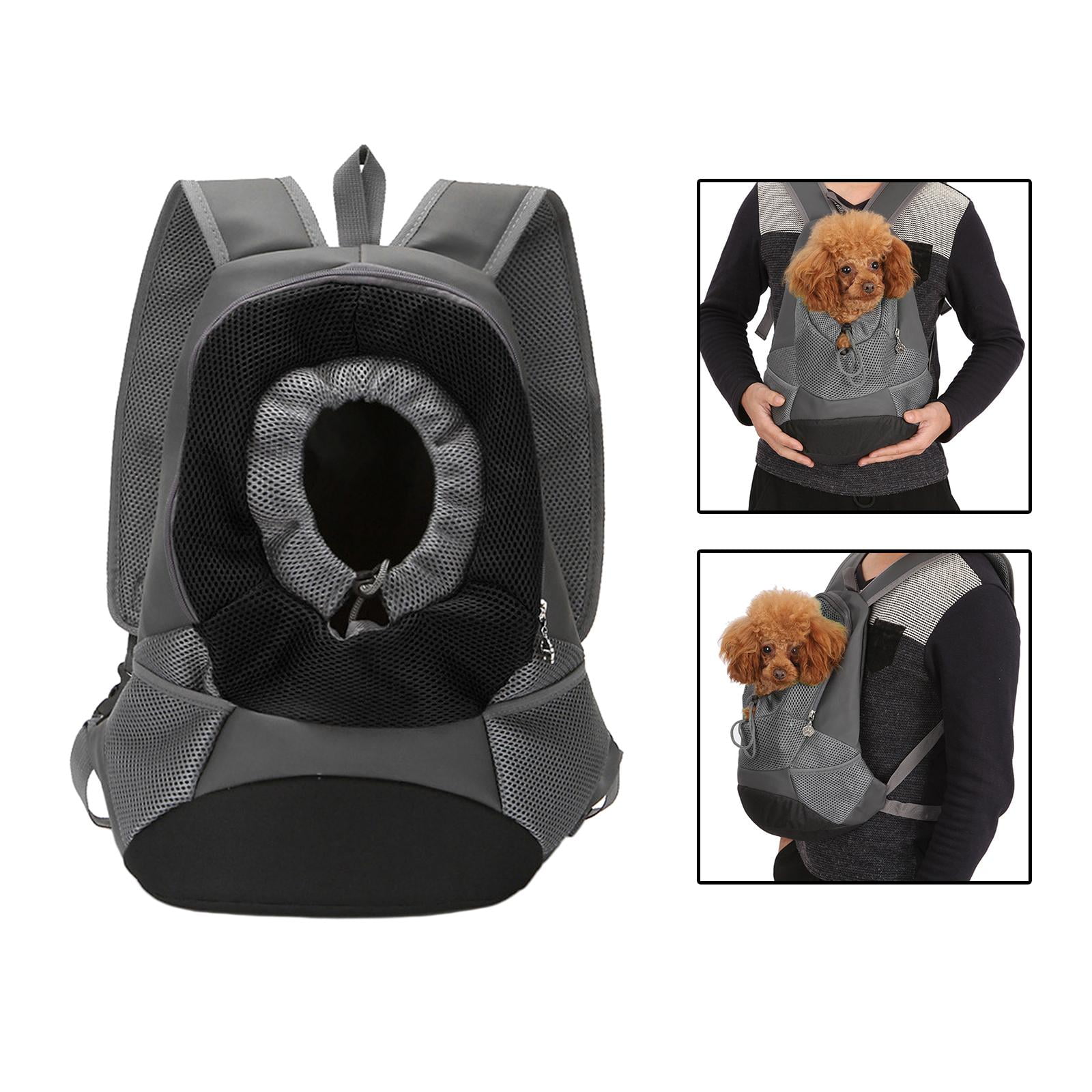 Fzaqwen Dog Carrier Backpack Pet Carrier Backpack Ventilated Mesh Comfortable Breathable L