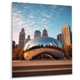 thumbnail image 2 of Designart "Iconic Skyline of Chicago I" Illinois Metal Wall Decor, 2 of 5