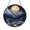 Acrylic 3.5 Inch, variant on Fantasy Night Realm Stained Glass Style Window Suncatcher Hanging, Moonlit Castle Landscape Decorative Glass Panel Art Ornament for Fantasy Reader Home Decor