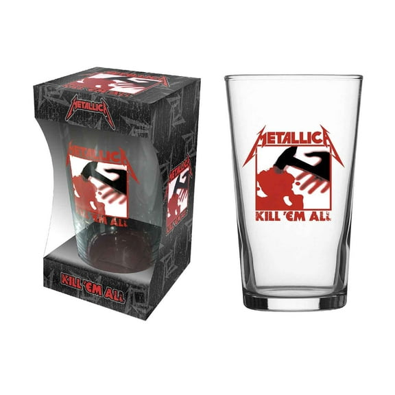 Metallica Kill Em All Pint Glass