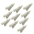 thumbnail image 1 of 2 Poles Electronic  Clip, 10Pcs 2 Poles  Clips Positive Negative  10A Gold Plated Brass Car Battery  Clamp Connector, Tools, 1 of 8