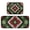 Green Red Diamonds, variant on 2-Piece Ultra Soft Absorbent Floor Mats With Anti-Skid Backing For Kitchen Bathroom Laundry Room Gingerbread Cookies